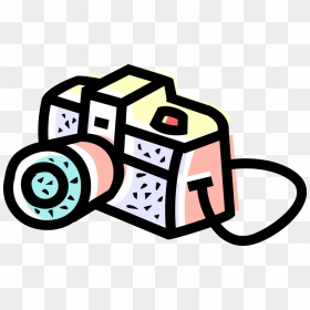 Vector Illustration Of Photography Digital Slr 35mm, HD Png Download - photography vector png