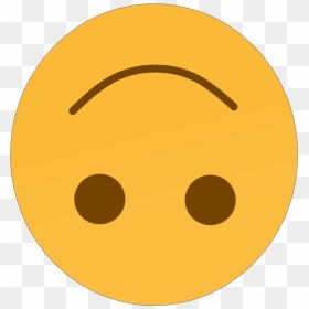 Yellow Face Emoji Png File - Circle, Transparent Png - smiling emoji png
