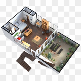 3d Villas Floor Plan, HD Png Download - floor png