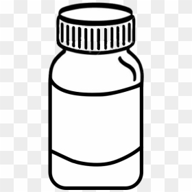Medicine Clipart Vitamin Bottle, Medicine Vitamin Bottle - Clipart Pill Bottle Png, Transparent Png - pill bottle png