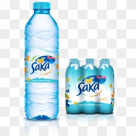 Transparent Bottle Of Water Png - Saka Water, Png Download - mineral water can png
