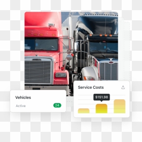 Two Trucks Driving Next To Each Other, HD Png Download - indian truck png