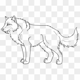 Transparent Wolf Transparent Png - Outline Picture Of Wolf, Png Download - outline png