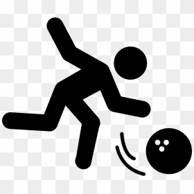 Bowling Balls Sport Computer Icons Clip Art - Person Throwing A Bowling Ball, HD Png Download - bowling png