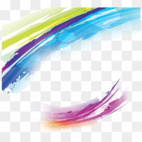 Ftestickers Watercolor Swirls Brusheffect Colorful - Effect Brush, HD Png Download - brush effect png