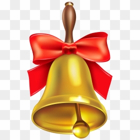 Clipart Christmas School - Christmas Bell Clip Art, HD Png Download - cliparts png