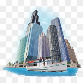 Png In Chicago - Chicago Free Clipart Buildings, Transparent Png - chicago png
