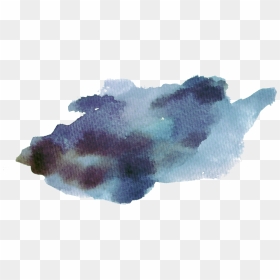 Watercolor Painting Ink - Watercolor Png Dark Blue, Transparent Png - brush effect png