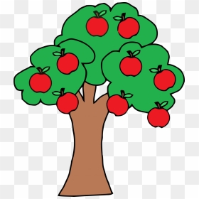 Cartoon Apple Tree Clipart, HD Png Download - cliparts png