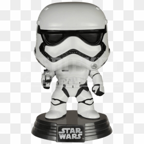 First Order Stormtrooper Helmet Png - Figurine Pop Star Wars Stormtrooper, Transparent Png - stormtrooper helmet png