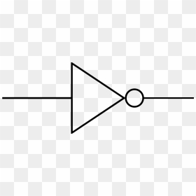 Electronic Logic Symbol - Not Logic Symbol, HD Png Download - logic png