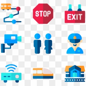 Exit, HD Png Download - stop icon png