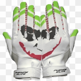 Phenom Elite Joker Football Gloves, HD Png Download - hahaha png