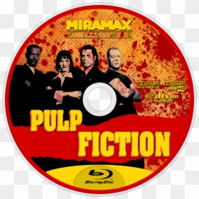 Pulp Fiction Dvd Label, HD Png Download - pulp fiction png