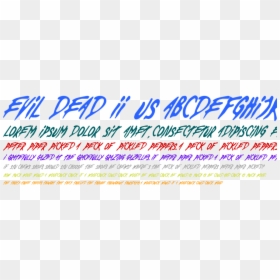 Calligraphy, HD Png Download - evil dead png