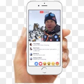 Facebook Live Video Interface, HD Png Download - hahaha png