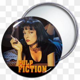 Uma Thurman Pulp Fiction Hair, HD Png Download - pulp fiction png