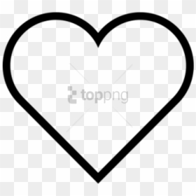 Heart Emoji Coloring Page, HD Png Download - check emoji png