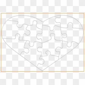 Line Art, HD Png Download - small heart png