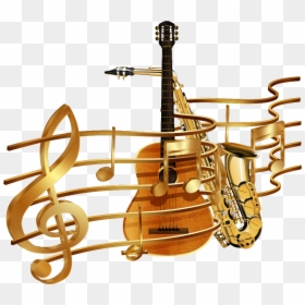 D Instruments De Musique, HD Png Download - music notes vector png