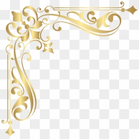 Gold Swirl Png, Transparent Png - gold swirl png