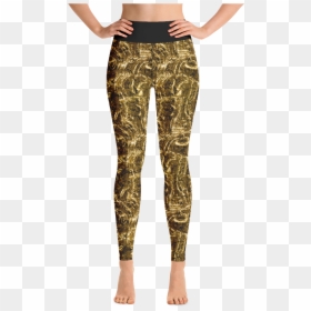 Leggings, HD Png Download - gold swirl png