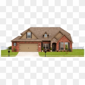 Red Brick Siding Brown Roof, HD Png Download - house roof png