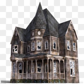 Halloween House Transparent Png, Png Download - house roof png
