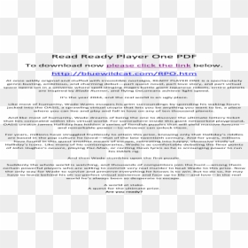 Screenshot, HD Png Download - ready player one png