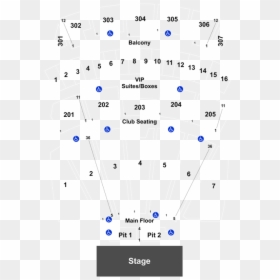 Comerica Theater Seating Numbers, HD Png Download - anuel aa png