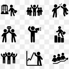 People Celebrating Icon, HD Png Download - people icons png