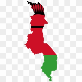Malawi Flag Map, HD Png Download - venezuelan flag png