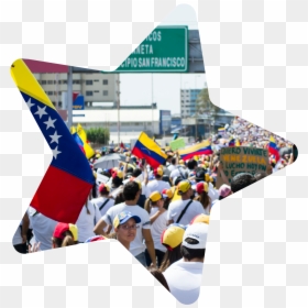 Venezuela Political Crisis, HD Png Download - venezuelan flag png