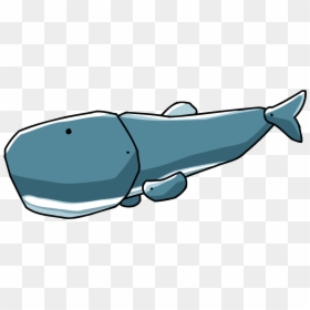 Scribblenauts Whale, HD Png Download - sperm whale png