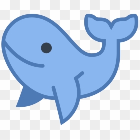 Blue Whale App Icon, HD Png Download - sperm whale png
