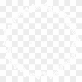 Round Lace Frame Png, Transparent Png - black lace ribbon png