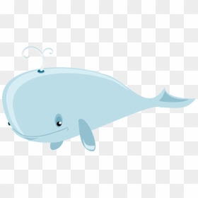 Whale Cartoon Without Background, HD Png Download - sperm whale png
