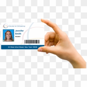 Id Card In Hand, HD Png Download - id card png