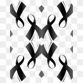 Graphic Design, HD Png Download - black lace ribbon png