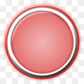 Red Button With Internal Light And Glowing Bezel - Neon Circles Png Red, Transparent Png - focus light png
