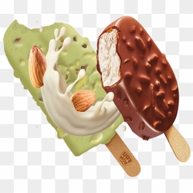 Kesar Pista Badam Kulfi - Ice Cream Kulfi Png, Transparent Png - badam png