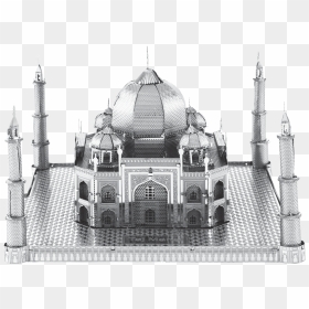 Metal Earth Iconx Ta J Mahal - Plastic Model, HD Png Download - tajmahal png