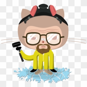 Octocat Github, HD Png Download - github logo png