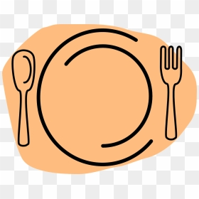 Spoon And Fork, HD Png Download - dinner png