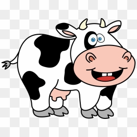Clipart Funny Cow - Funny Cow Clipart, HD Png Download - indian cow png