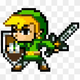 Zelda Gif Png - Link Zelda 8 Bit, Transparent Png - toon link png