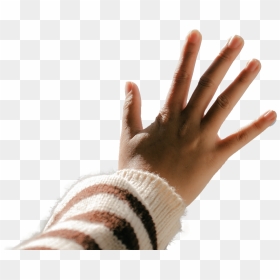 Showing Open Hand Closeup Transparent Background Png - Finger, Png Download - open hand png