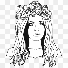 Lana Del Rey Drawing, HD Png Download - lana del rey png