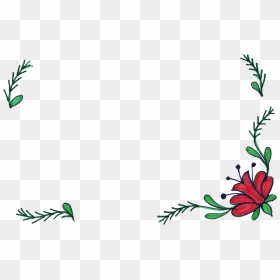 Flower Border Design Drawing, HD Png Download - simple border png
