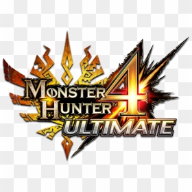 Monster Hunter 4 Ultimate Logo Png - Monster Hunter 4 Ultimate Png, Transparent Png - monster hunter world logo png
